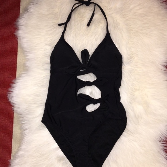 Xhilaration Tie one piece swimsuit size small - Picture 3 of 9